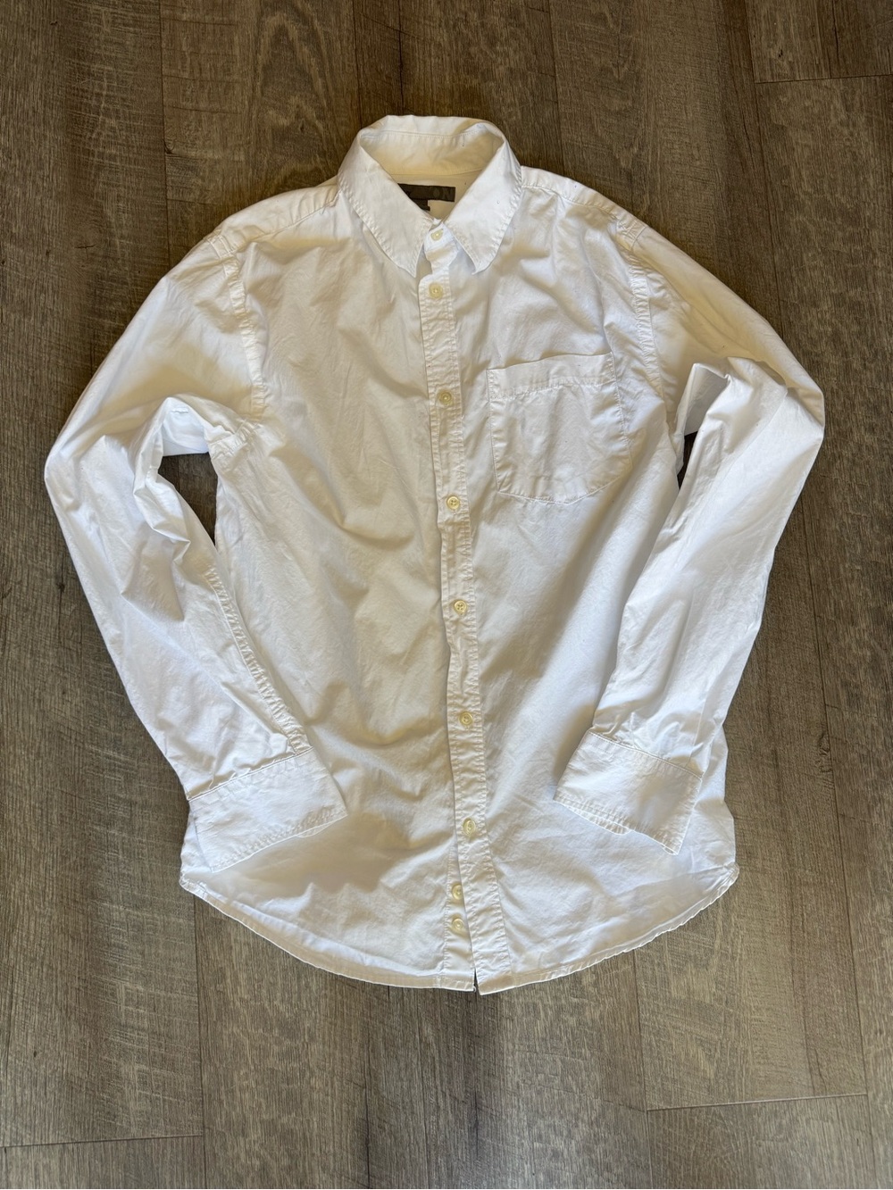 Old Navy Men’s Small White Button-Down Shirt